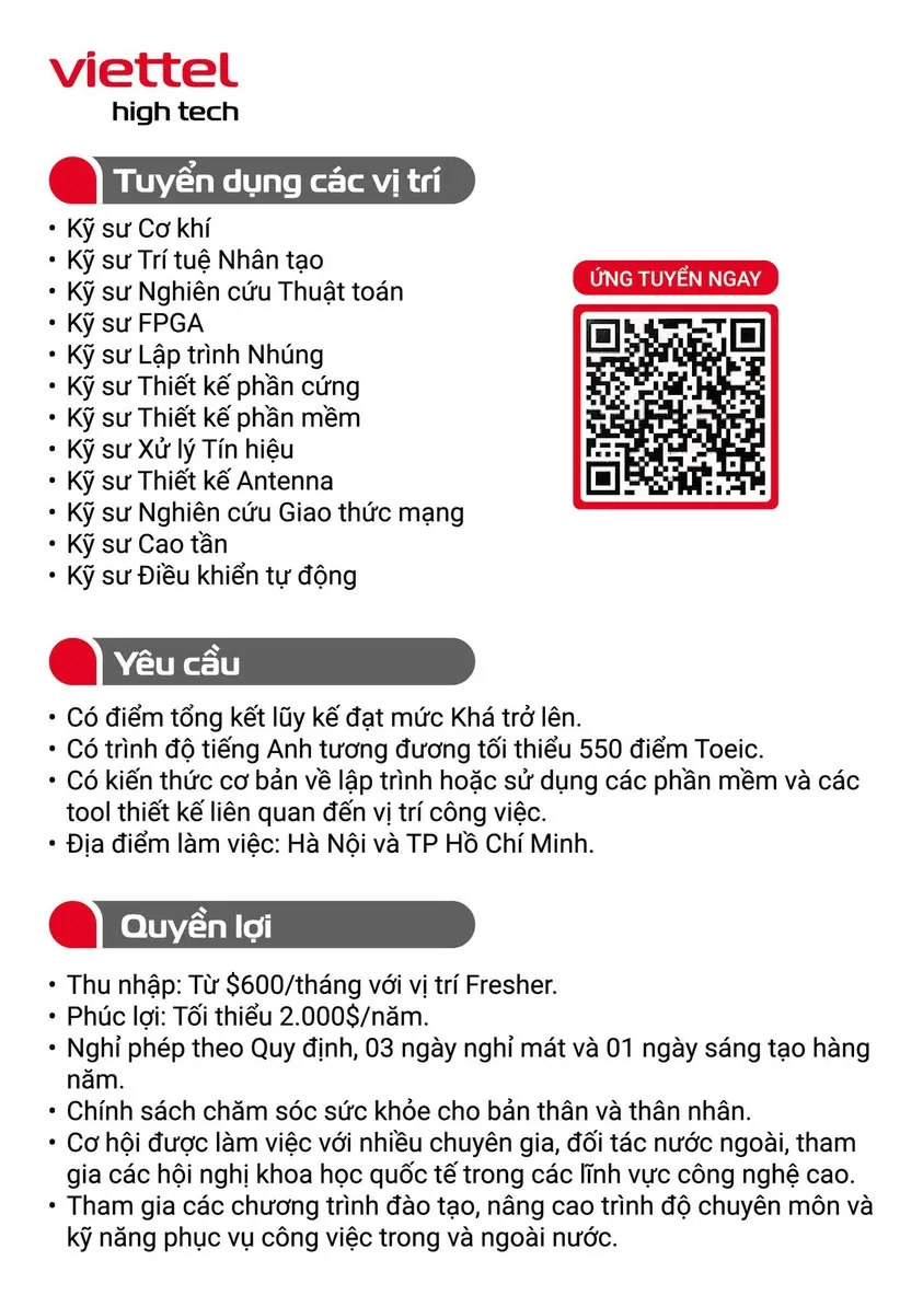 Sinh viên tham quan Viettel High Tech (VHT)