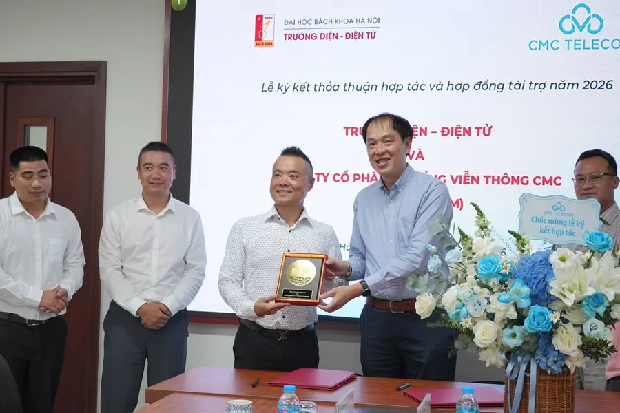Lễ ký kết hợp tác và hợp đồng tài trợ năm 2026 với CMC Telecom