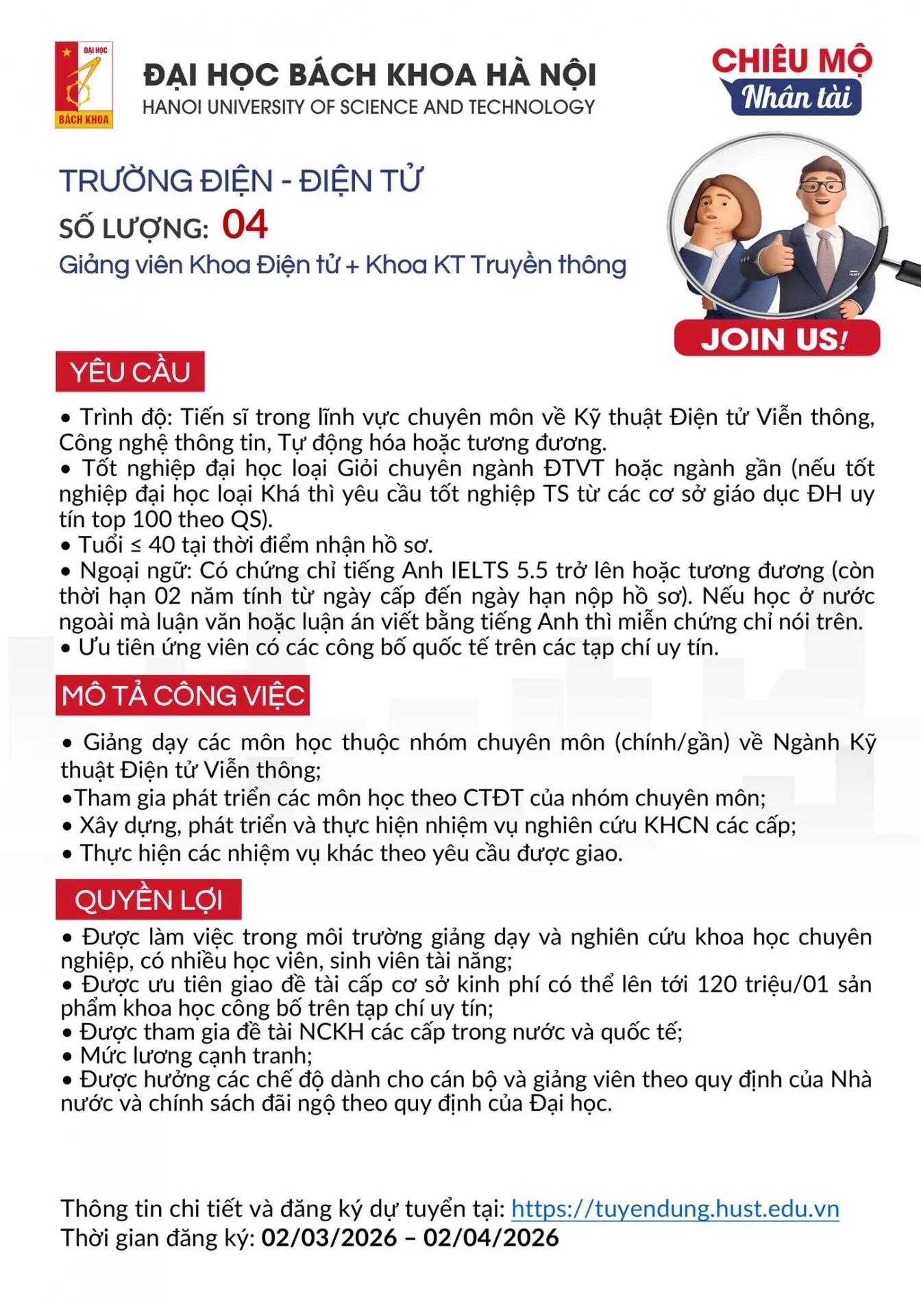 Tuyen dung TDDT 2026