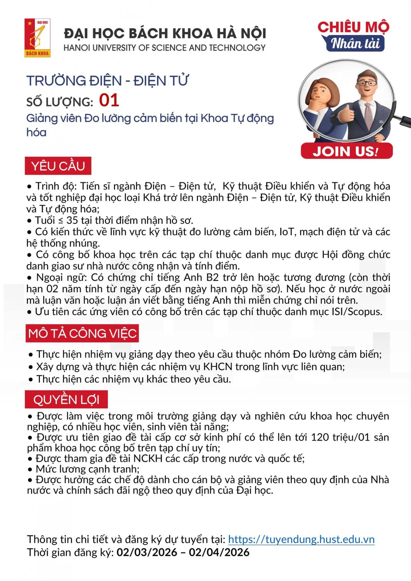 Tuyen dung TDDT TDH 3 2026