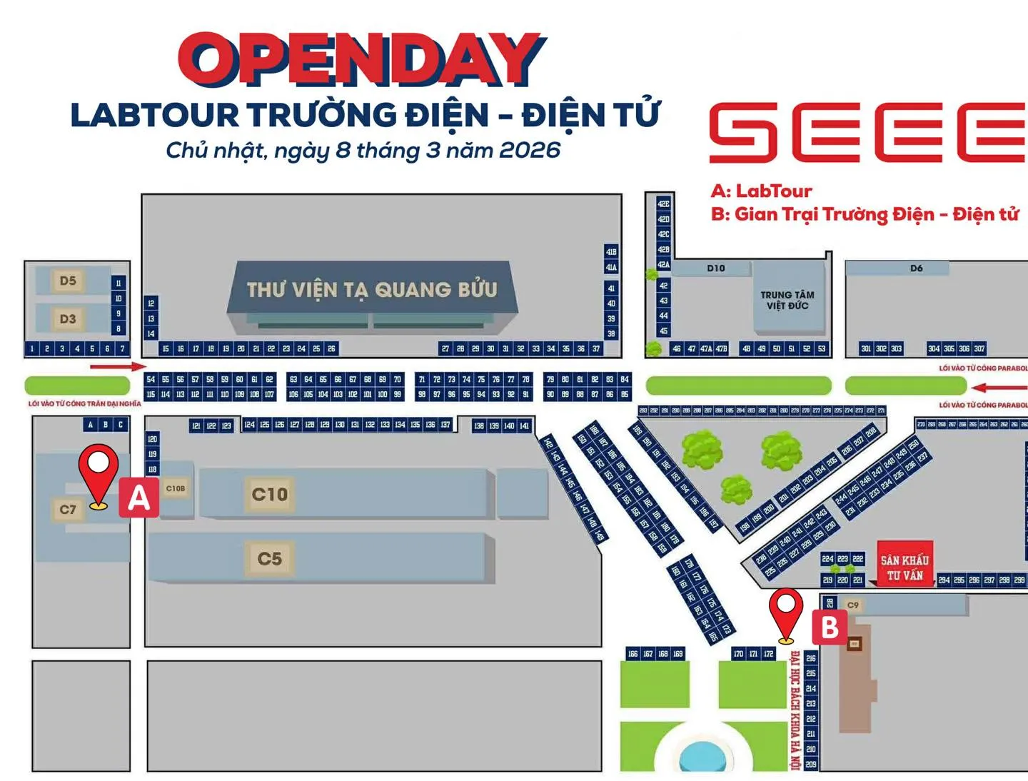 Opendays 8-3 Ngày hội tư vấn tuyển sinh và hướng nghiệp 2026