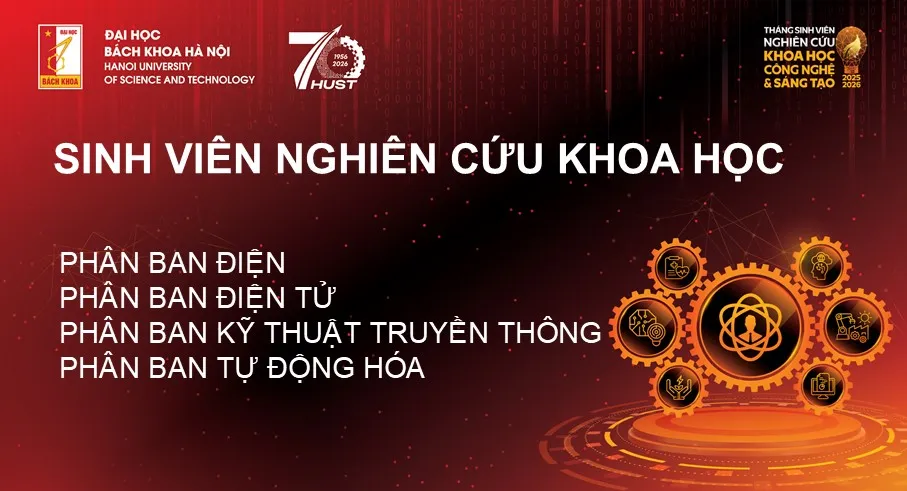 Chương trình Sinh viên Nghiên cứu Khoa Học 2026 - Phân ban Đại học