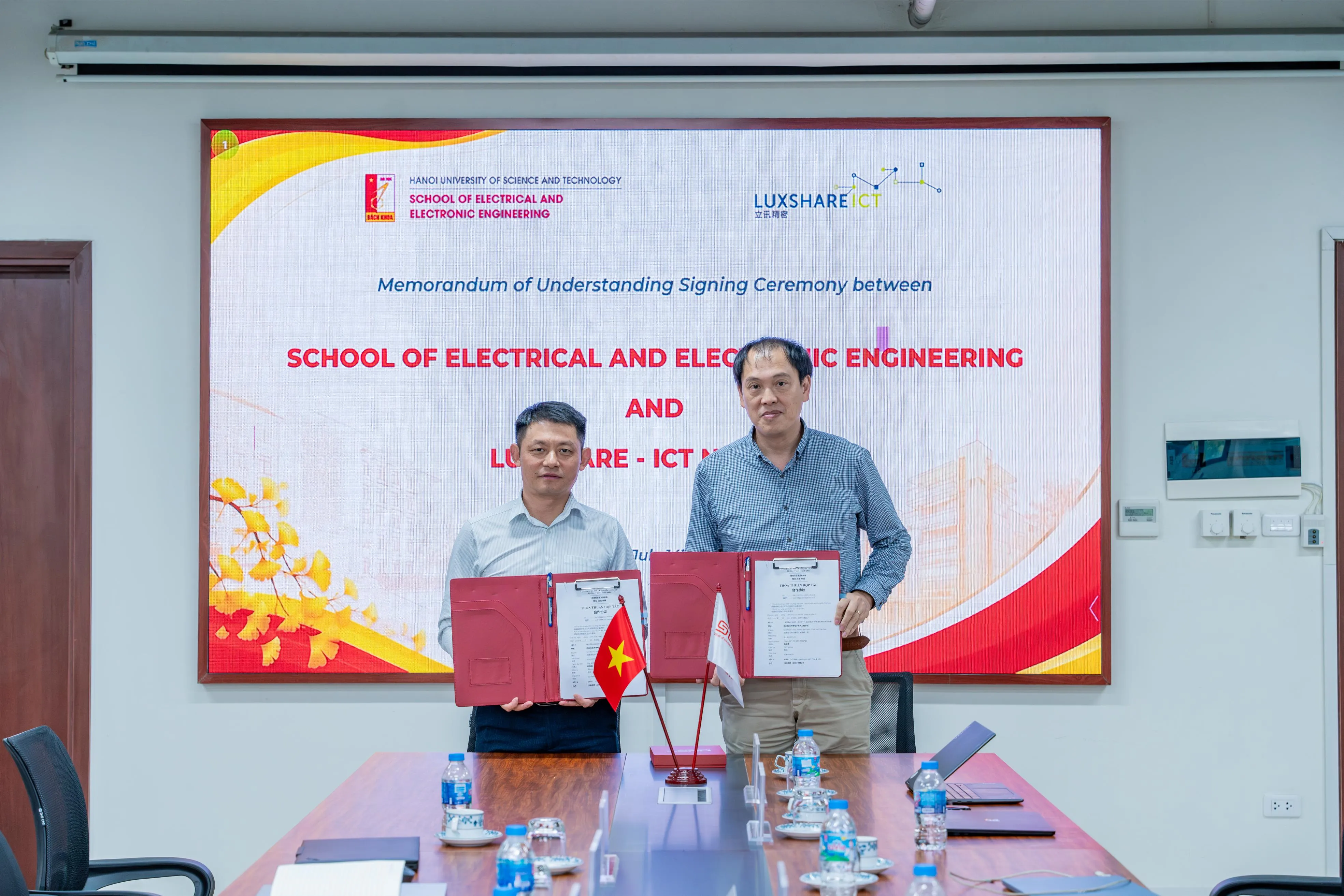 Lễ ký kết MoU SEEE - Luxshare ICT Nghệ An 1