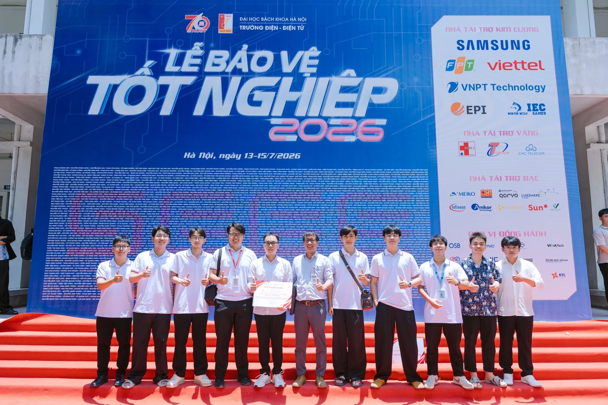 Đợt bảo vệ tốt nghiệp học kỳ 2025.2 Trường Điện - Điện tử - ảnh 44