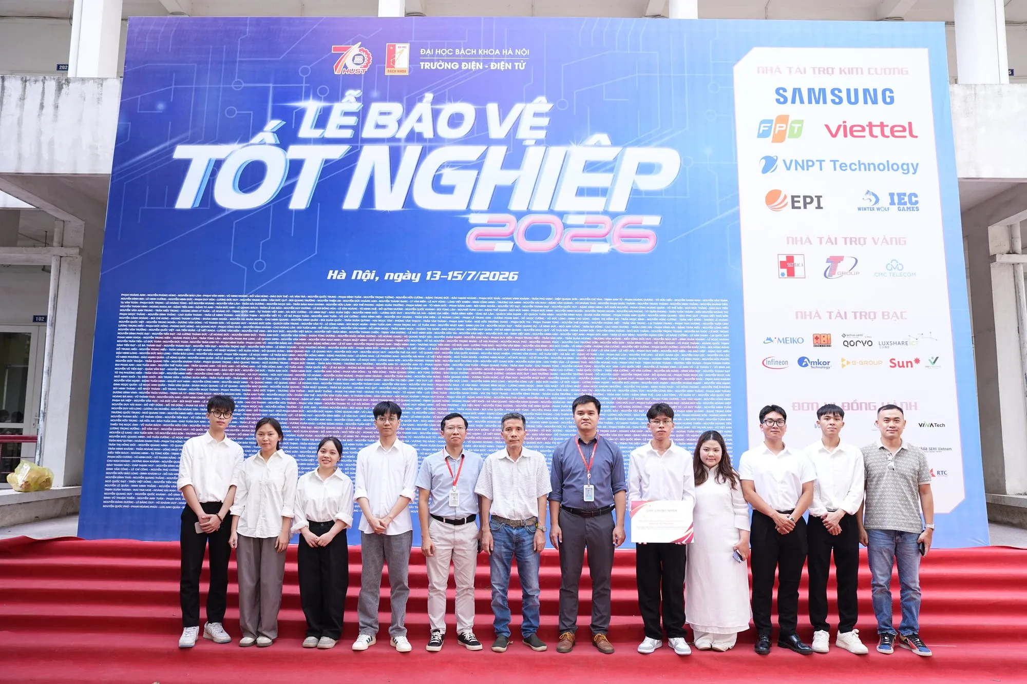 Đợt bảo vệ tốt nghiệp học kỳ 2025.2 Trường Điện - Điện tử - ảnh 45