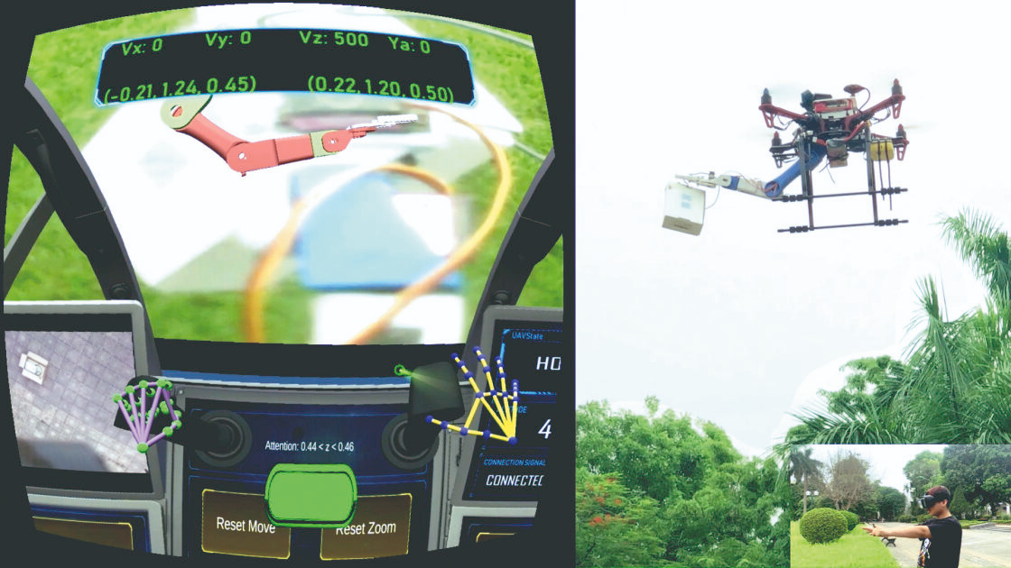 Digital twin metaverse điều khiển robot bay