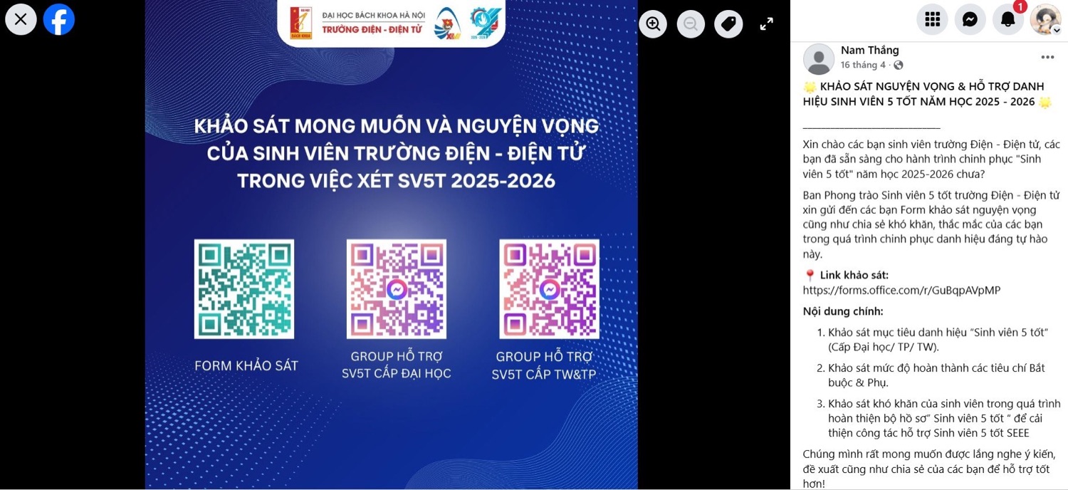 Ban Phong trào Sinh viên 5 Tốt